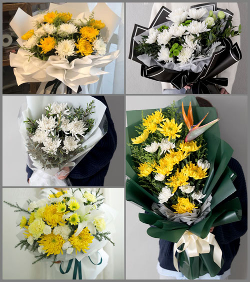 安徽蚌埠市怀远县河溜镇莲花村白事花束代送